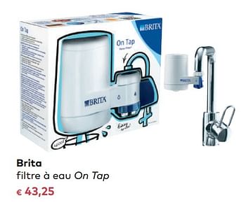 Promotions Brita filtre à eau on tap - Brita - Valide de 06/12/2017 à 02/01/2018 chez Bioplanet