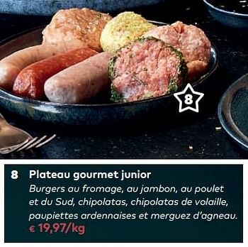 Promotions Plateau gourmet junior - Produit maison - Bioplanet - Valide de 06/12/2017 à 02/01/2018 chez Bioplanet