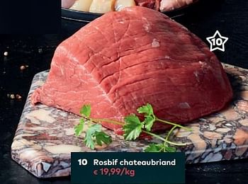 Promotions Rosbif chateaubriand - Produit maison - Bioplanet - Valide de 06/12/2017 à 02/01/2018 chez Bioplanet