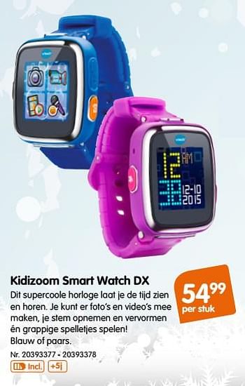 Promoties Kidizoom smart watch dx - Vtech - Geldig van 07/12/2017 tot 31/12/2017 bij Fun