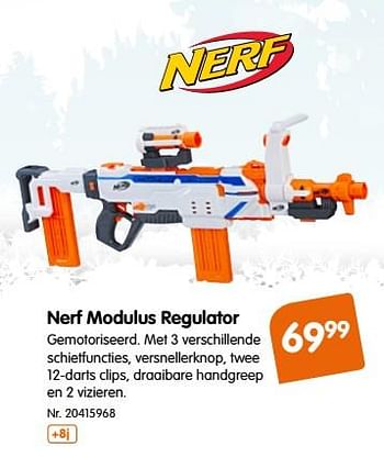 Promoties Nerf modulus regulator - Nerf - Geldig van 07/12/2017 tot 31/12/2017 bij Fun