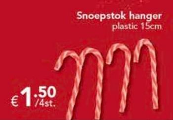 Promoties Snoepstok hanger - Huismerk - Happyland - Geldig van 09/12/2017 tot 31/12/2017 bij Happyland
