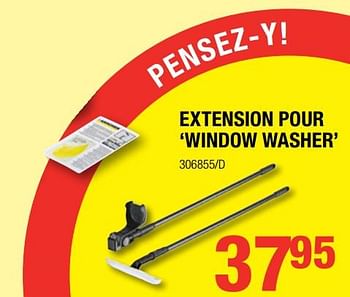 Promotions Extension pour window washer - Kärcher - Valide de 07/12/2017 à 31/12/2017 chez HandyHome