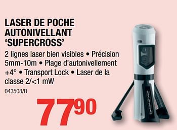 Promotions Laserliner laser de poche autonivellant supercross - LaserLiner - Valide de 07/12/2017 à 31/12/2017 chez HandyHome