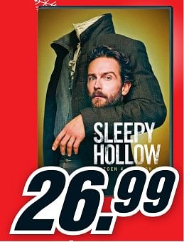Promotions Dvd`s sleepy hollow - Produit maison - Media Markt - Valide de 11/12/2017 à 17/12/2017 chez Media Markt