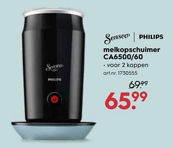 Philips melkopschuimer ca6500-60 - Promotie Blokker