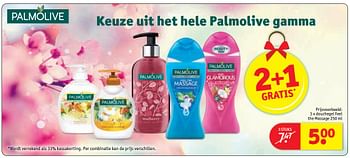 Promoties 3 x douchegel feel the massage - Palmolive - Geldig van 12/12/2017 tot 24/12/2017 bij Kruidvat