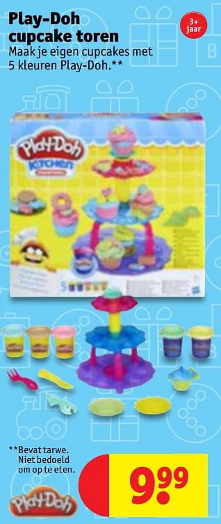 Promoties Play-doh cupcake toren - Play-Doh - Geldig van 12/12/2017 tot 24/12/2017 bij Kruidvat