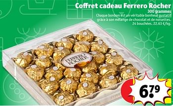 Promo Coffret cadeau Ferrero Rocher chez Kruidvat