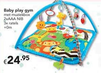 Promoties Baby play gym - Huismerk - Happyland - Geldig van 09/12/2017 tot 31/12/2017 bij Happyland