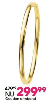Promoties Gouden armband - Huismerk - Lucardi - Geldig van 27/11/2017 tot 31/12/2017 bij Lucardi