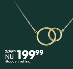 Promoties Gouden ketting - Huismerk - Lucardi - Geldig van 27/11/2017 tot 31/12/2017 bij Lucardi