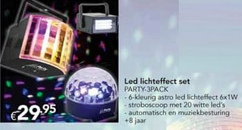 Promoties Led lichteffect set - Huismerk - Happyland - Geldig van 09/12/2017 tot 31/12/2017 bij Happyland