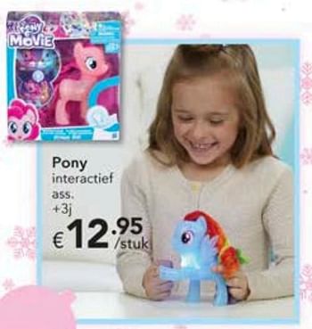 Promoties Pony - My Little Pony - Geldig van 09/12/2017 tot 31/12/2017 bij Happyland