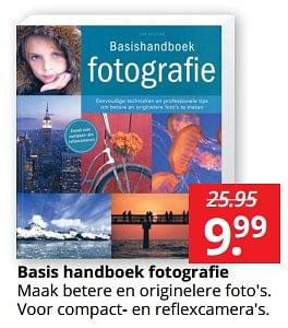 Promoties Basis handboek fotografie - Huismerk - Boekenvoordeel - Geldig van 09/12/2017 tot 31/12/2017 bij BoekenVoordeel
