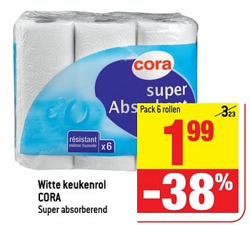 Promoties Witte keukenrol cora - Huismerk - Smatch - Geldig van 13/12/2017 tot 19/12/2017 bij Smatch