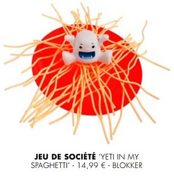 Promotions Jeu de société yeti in my spaghetti - Megableu - Valide de 01/12/2017 à 03/01/2018 chez Blokker