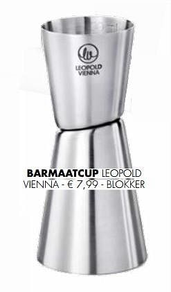 Promoties Barmaatcup leopold vienna - Leopold Vienna - Geldig van 01/12/2017 tot 03/01/2018 bij Blokker