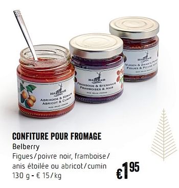 Promotions Confiture pour fromage - Produit Maison - Delhaize - Valide de 07/12/2017 à 31/12/2017 chez Delhaize