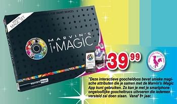 Promoties Marvin`s imagic - Marvin's Magic - Geldig van 08/12/2017 tot 31/12/2017 bij Eurosport Belgium