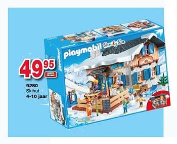Promoties 9280 skihut - Playmobil - Geldig van 11/12/2017 tot 31/12/2017 bij Multi-Land