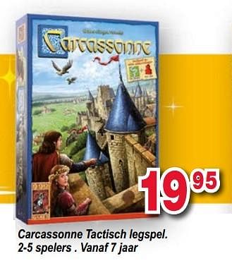 Promoties Carcassonne tactisch legspel - 999games - Geldig van 11/12/2017 tot 31/12/2017 bij Multi-Land