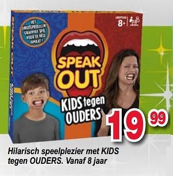 Promotions Hilarisch speelplezier met kids tegen ouders - Hasbro - Valide de 11/12/2017 à 31/12/2017 chez Multi-Land