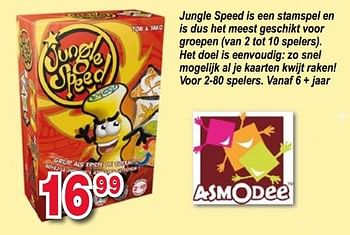 Promoties Jungle speed is een stamspel en is dus het meest geschikt voor groepen - Asmodee - Geldig van 11/12/2017 tot 31/12/2017 bij Multi-Land