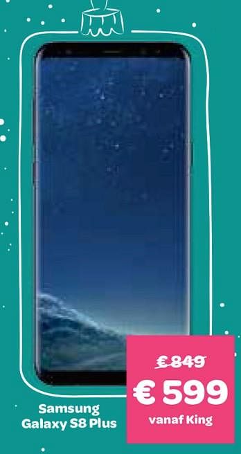 Promoties Samsung galaxy s8 plus - Samsung - Geldig van 01/12/2017 tot 31/12/2017 bij Auva