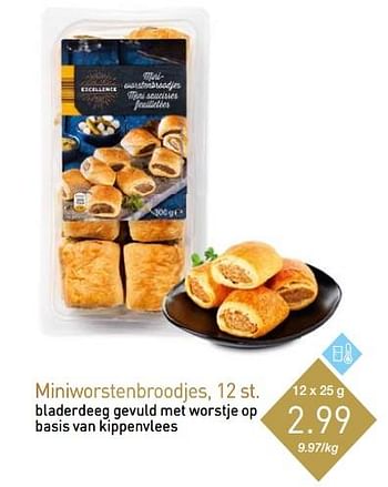 Promoties Miniworstenbroodjes - Huismerk - Aldi - Geldig van 11/12/2017 tot 31/12/2017 bij Aldi