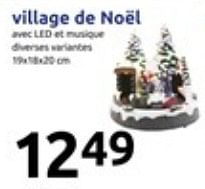 Promotions Village de noël - Produit Maison - Action - Valide de 13/12/2017 à 19/12/2017 chez Action