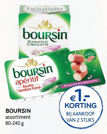 Promoties Boursin - Boursin - Geldig van 13/12/2017 tot 02/01/2018 bij Alvo
