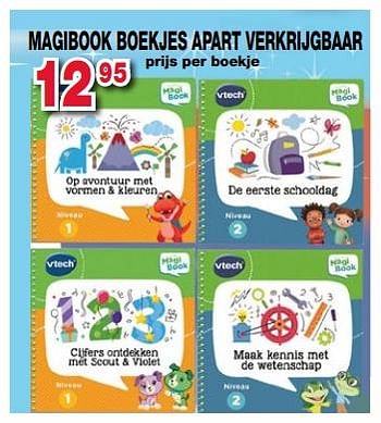 Promoties Magibook boekjes apart verkrijgbaar - Vtech - Geldig van 11/12/2017 tot 31/12/2017 bij Tuf Tuf