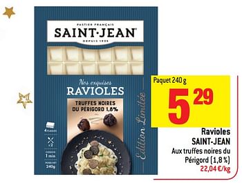 Promotions Ravioles saint-jean - Saint Jean - Valide de 13/12/2017 à 19/12/2017 chez Match