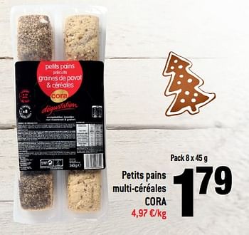 Promoties Petits pain multi-céréales cora - Huismerk - Smatch - Geldig van 13/12/2017 tot 01/01/2018 bij Smatch