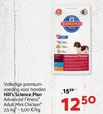 Promoties Volledige premium voeding voor honden hill`s science plan - Hill's - Geldig van 14/12/2017 tot 03/01/2018 bij Tom&Co