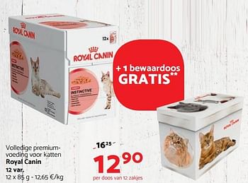 Promoties Volledige voeding voor katten royal canin - Royal Canin - Geldig van 14/12/2017 tot 03/01/2018 bij Tom&Co