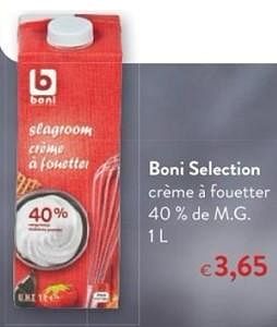Creme a fouetter - Selection