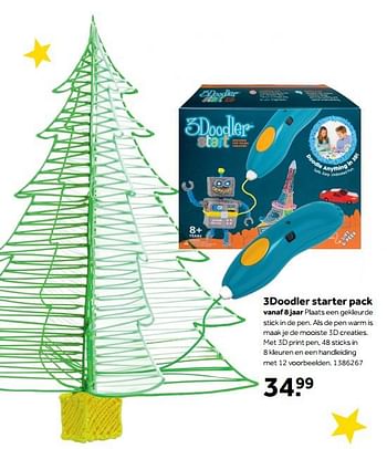 Promoties 3doodler starter pack - The 3doodler - Geldig van 11/12/2017 tot 26/12/2017 bij Bart Smit