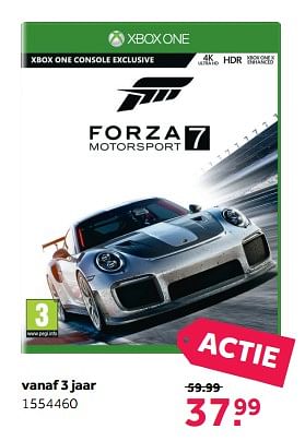 Promoties Forza 7 - Microsoft Game Studios - Geldig van 11/12/2017 tot 26/12/2017 bij Bart Smit