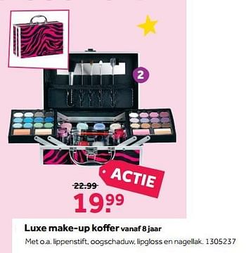 Promoties Luxe make-up koffer - Huismerk - Bart Smit - Geldig van 11/12/2017 tot 26/12/2017 bij Bart Smit