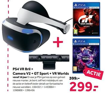 PLAYSTATION VR V2 + CAMERA + GT SPORT+ VR WORLDS