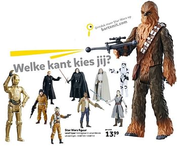 Promoties Star wars figuur - Star Wars - Geldig van 11/12/2017 tot 26/12/2017 bij Bart Smit