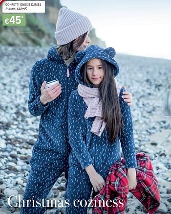 Promoties Confetti onesie dames eskimo - Eskimo - Geldig van 15/12/2017 tot 13/01/2018 bij A.S.Adventure