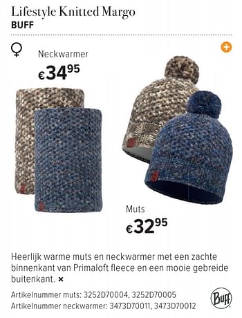 Promoties Lifstyle knitted margo buff neckwarmer dames - Buff - Geldig van 15/12/2017 tot 13/01/2018 bij A.S.Adventure