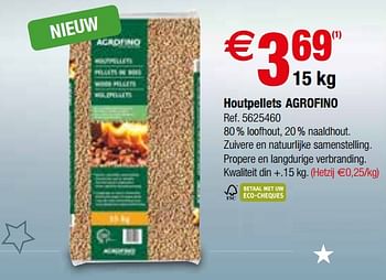 Promoties Houtpellets agrofino - Agrofino - Geldig van 02/01/2018 tot 29/01/2018 bij Brico