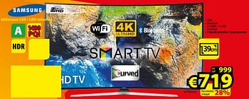 Promoties Samsung téléviseur led - led-televisie ue55mu6220 - Samsung - Geldig van 01/01/2018 tot 31/01/2018 bij ElectroStock