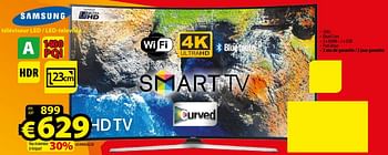 Promotions Samsung téléviseur led - led-televisie ue49mu6220 - Samsung - Valide de 01/01/2018 à 31/01/2018 chez ElectroStock