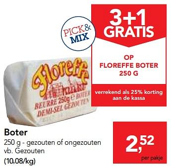 Promoties Boter gezouten - Floreffe - Geldig van 03/01/2018 tot 16/01/2018 bij Makro