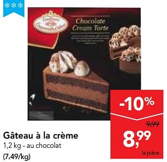 Promotions Gâteau à la crème - Coppenrath & Wiese - Valide de 03/01/2018 à 16/01/2018 chez Makro